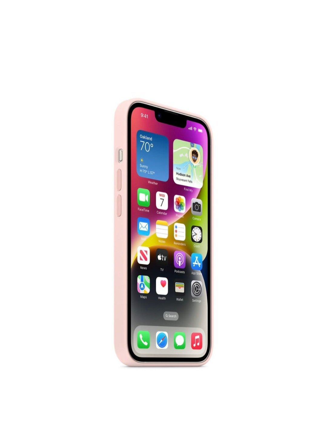 Apple Silicone Case for iPhone XS - Pink Sand 